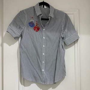 Tanya Taylor button up short sleeve shirt